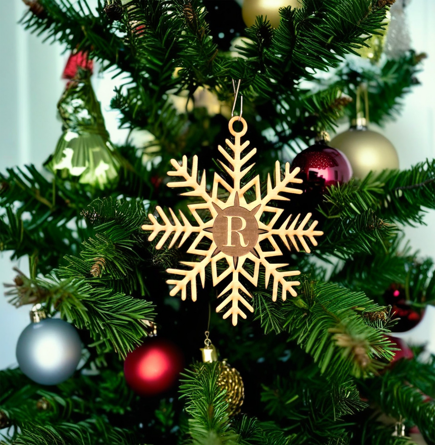 Monogram Snowflake #2