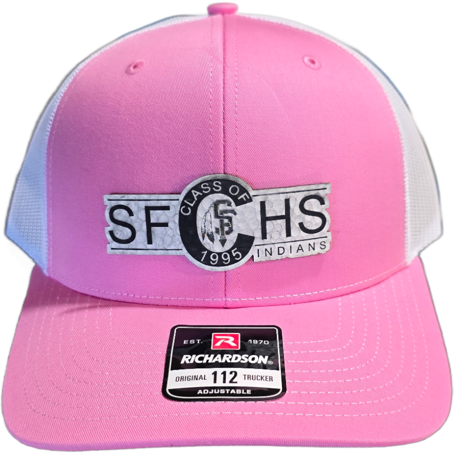 SFCHS Alumni Hat Pink/White/Golf