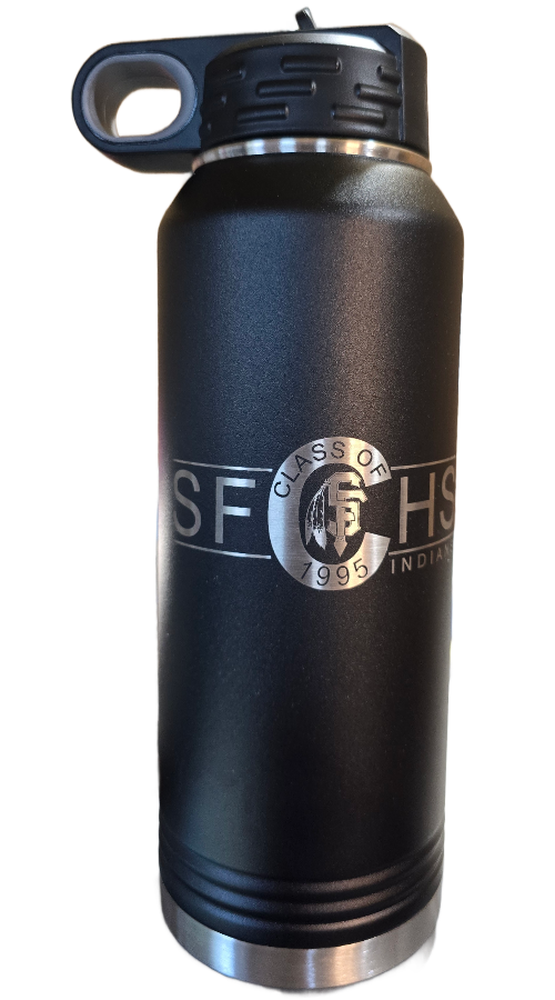 32 Oz Water Bottle Black