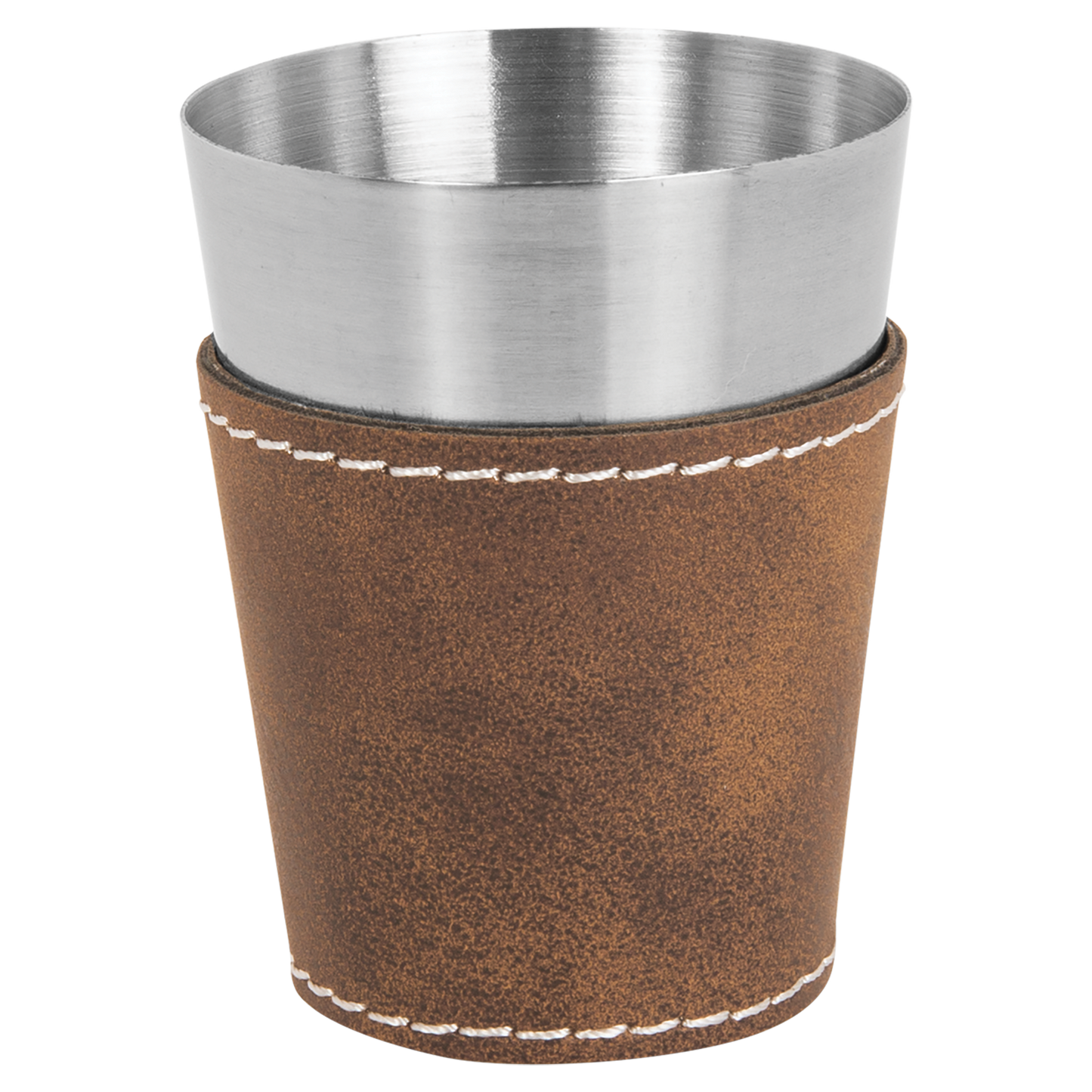 2 OZ RSTC/SLV SHOT GLASS