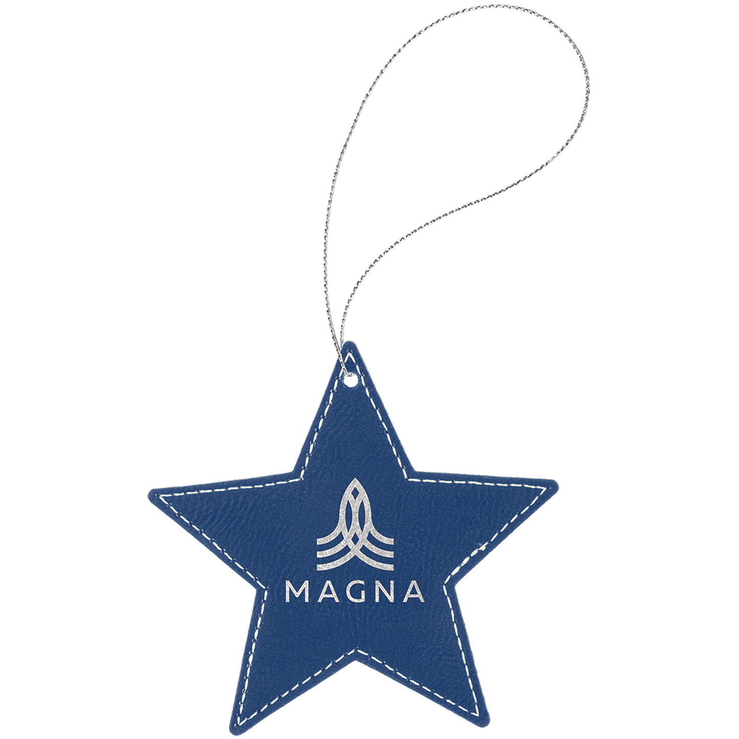 4X4 BLU/SLV STAR ORNAMENT