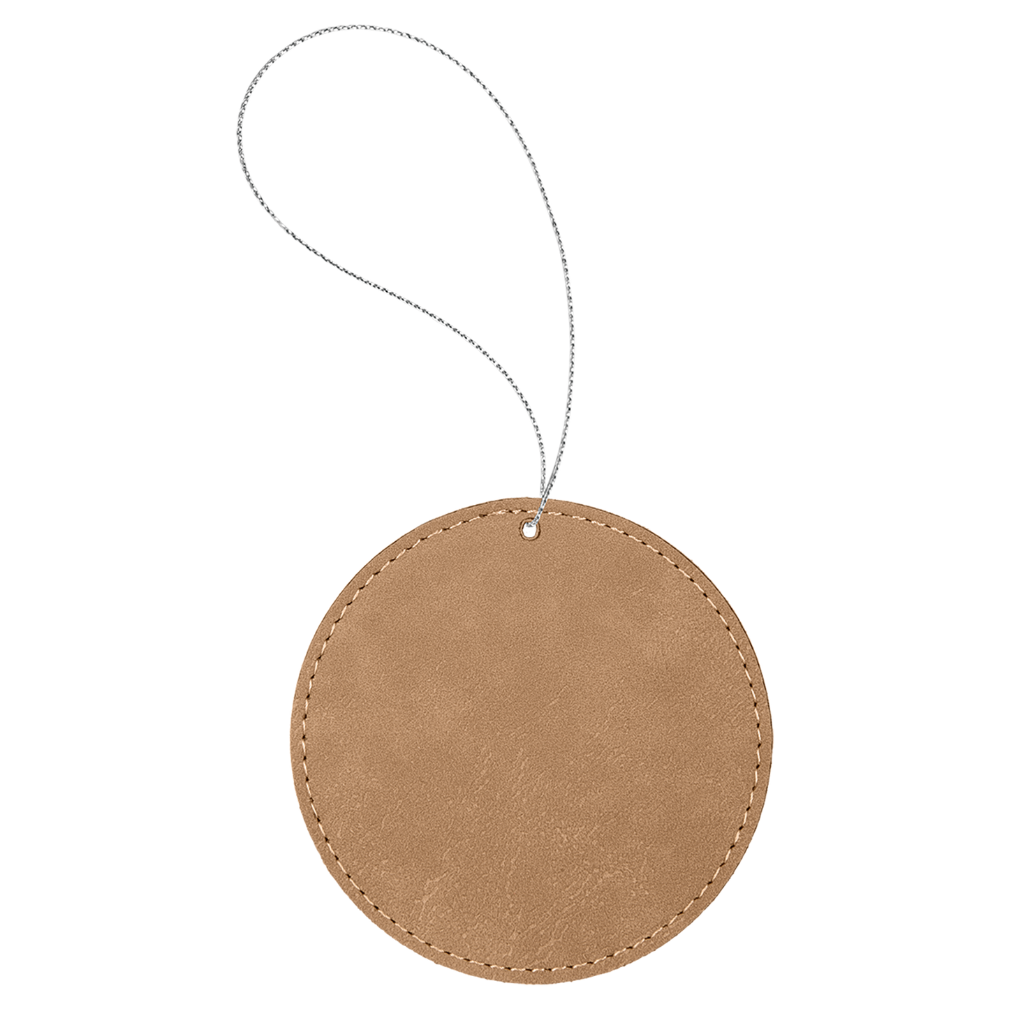 3.75"LT BRWN RND ORNAMENT