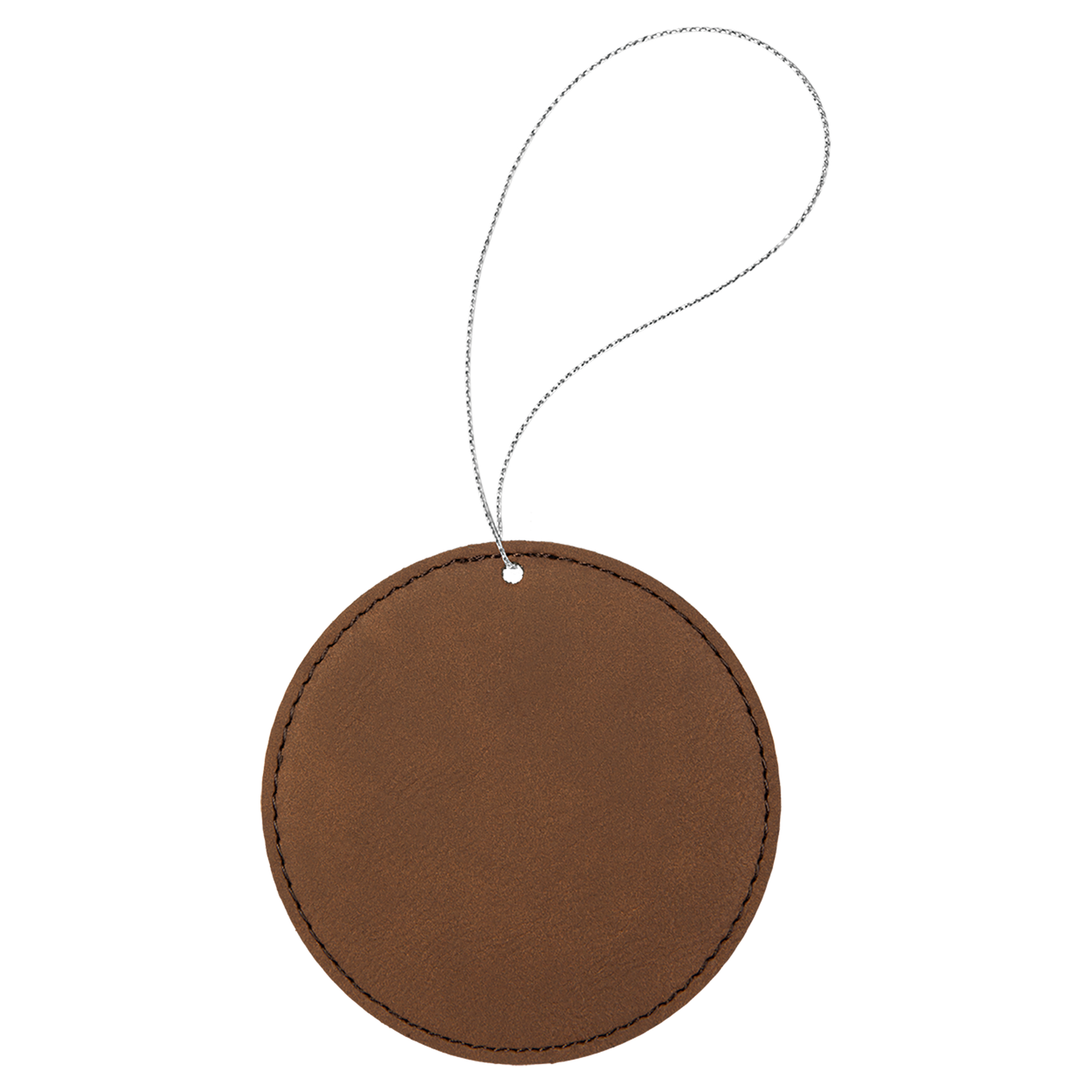 3.75"DK BRWN RND ORNAMENT