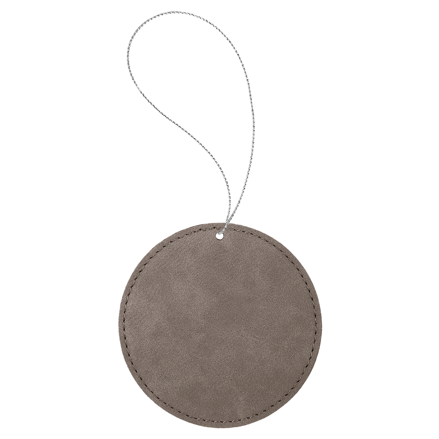 3.75" GRAY ROUND ORNAMENT