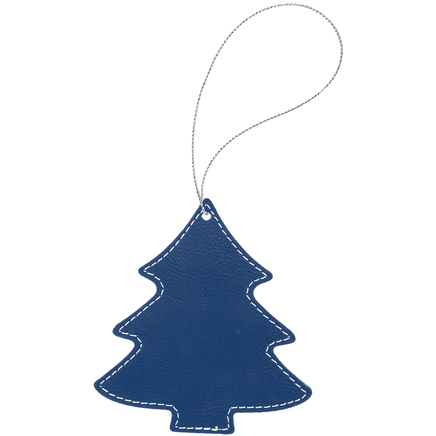 4X4.25"BLU/SLV TREE ORNMT