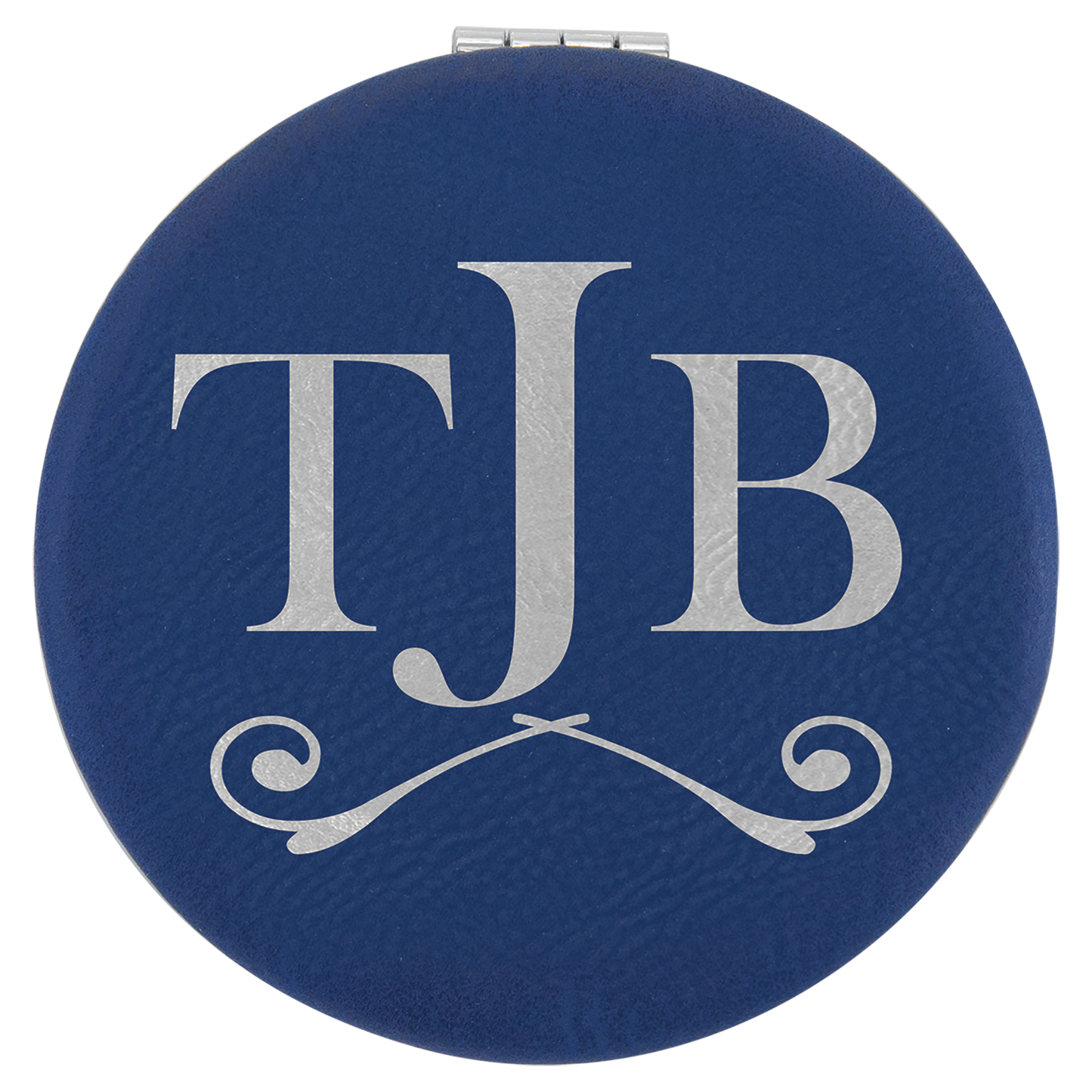 2.5"BLU/SLV COMPCT MIRROR