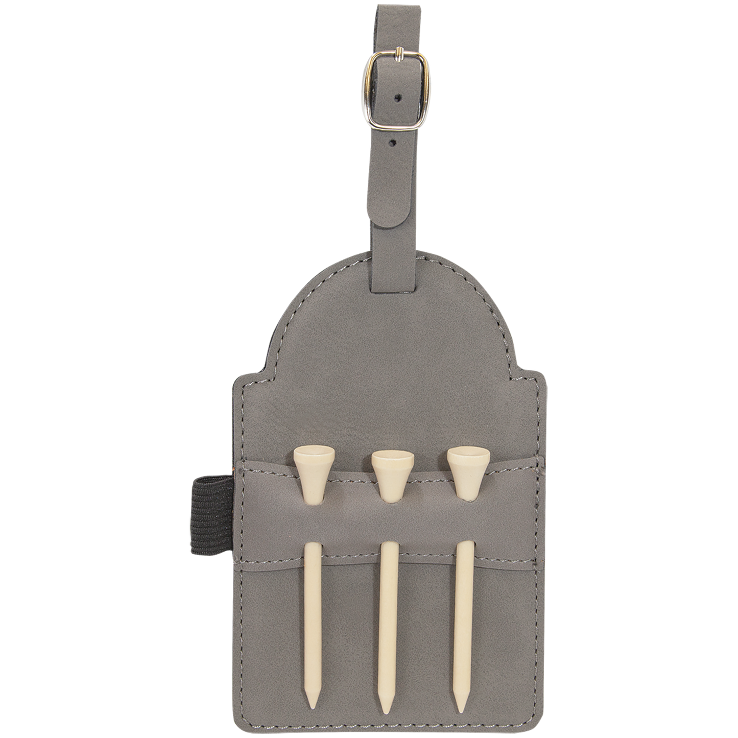 3.25X5 GRAY GOLF BAG TAG