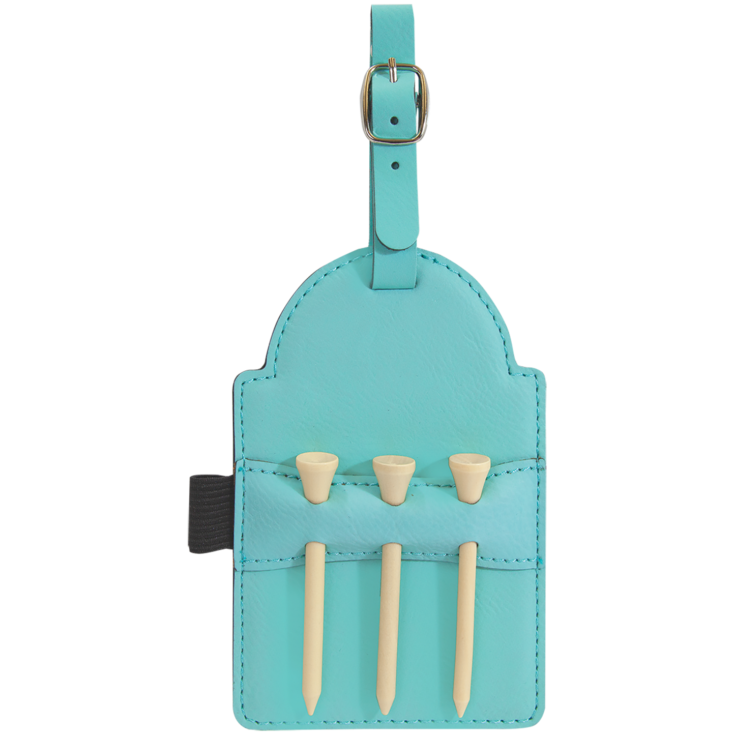 3.25X5 TEAL GOLF BAG TAG