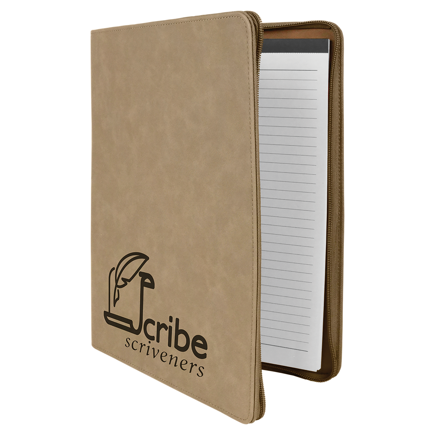 9.5X12LT BRN PRTFLO W/ZIP