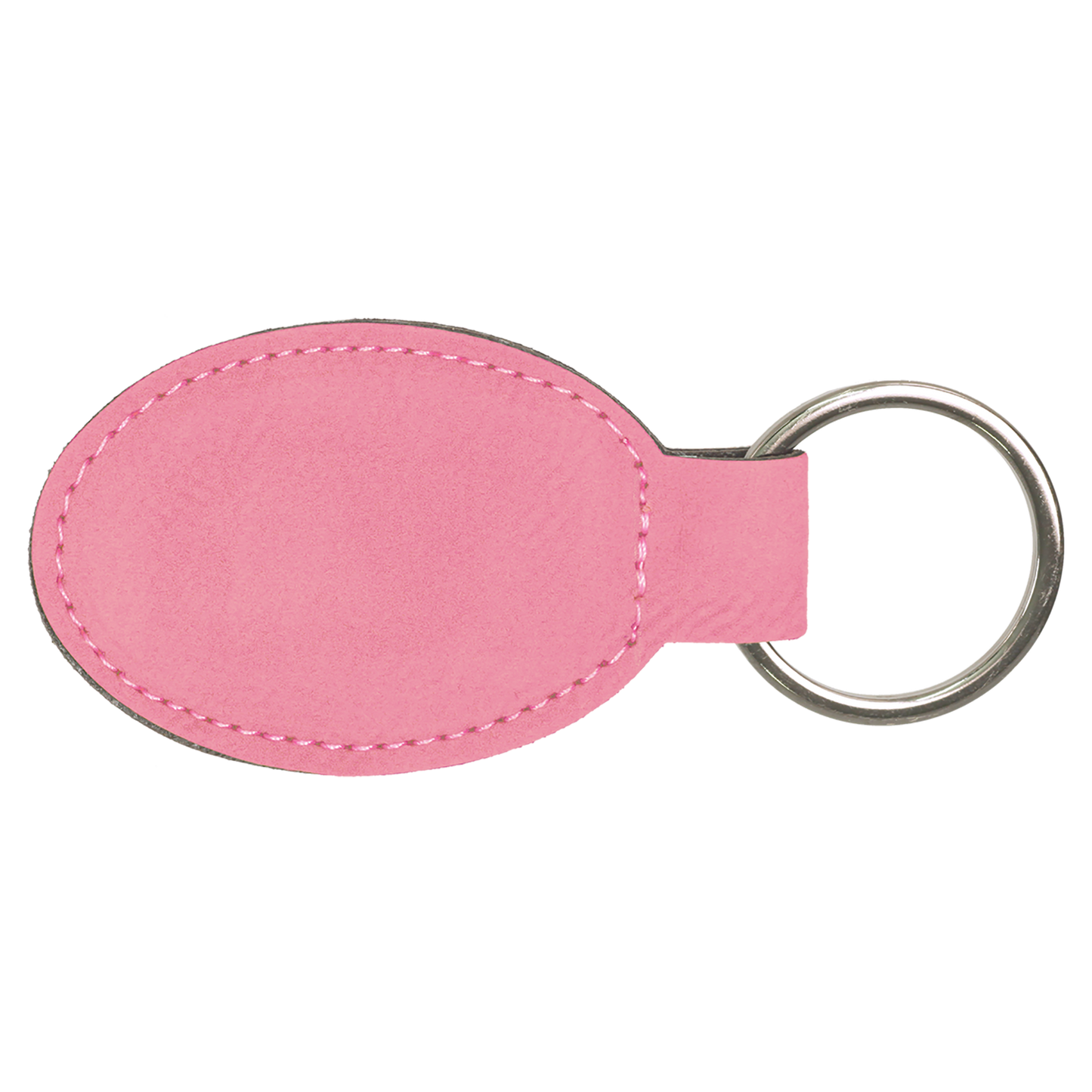 3X1.75 OVL PINK KEYCHAIN