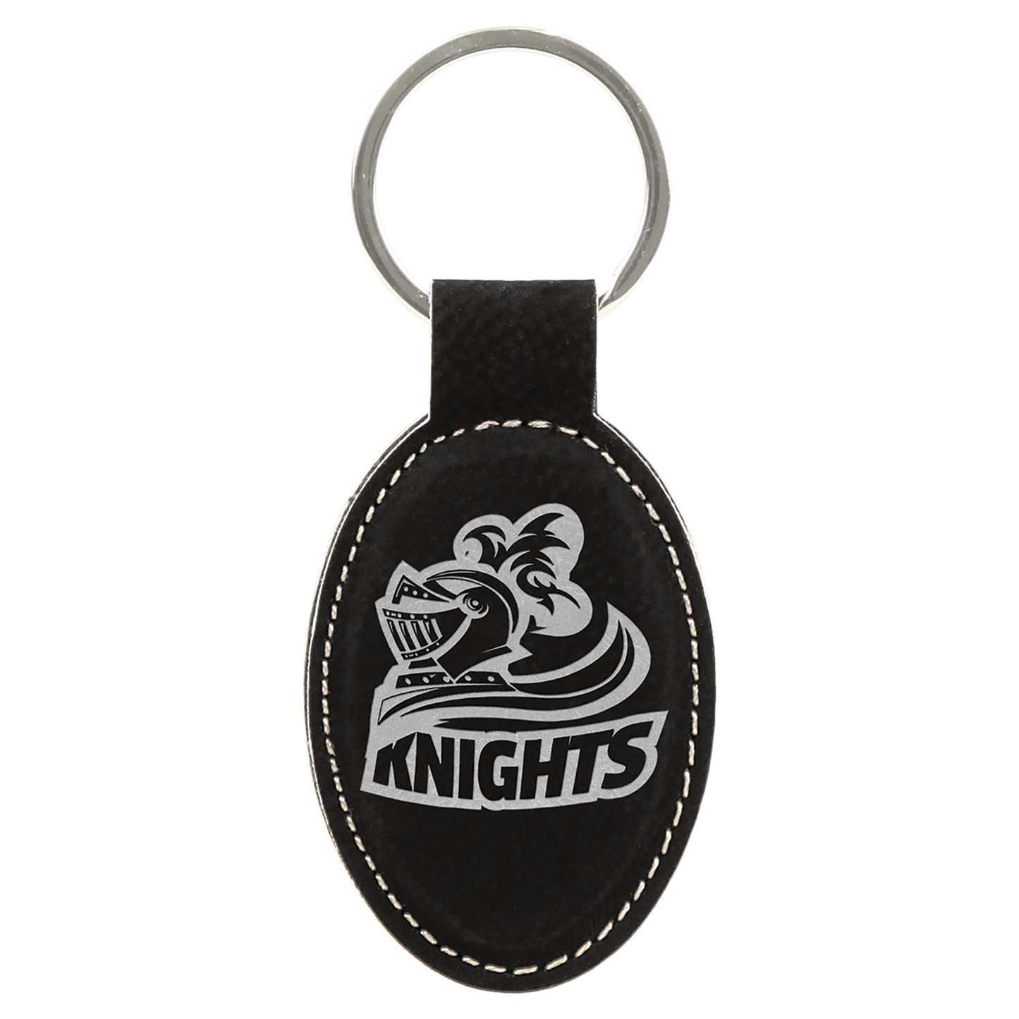 3X1.75 OVAL BLK/SLV KYCHN