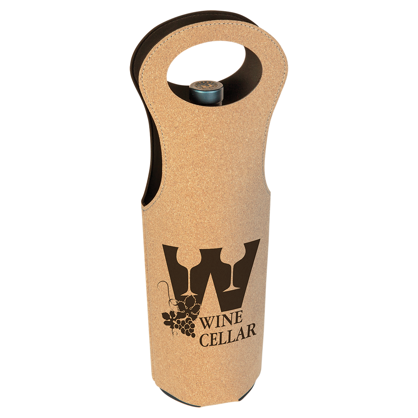 5.75X16" CORK WINE BAG