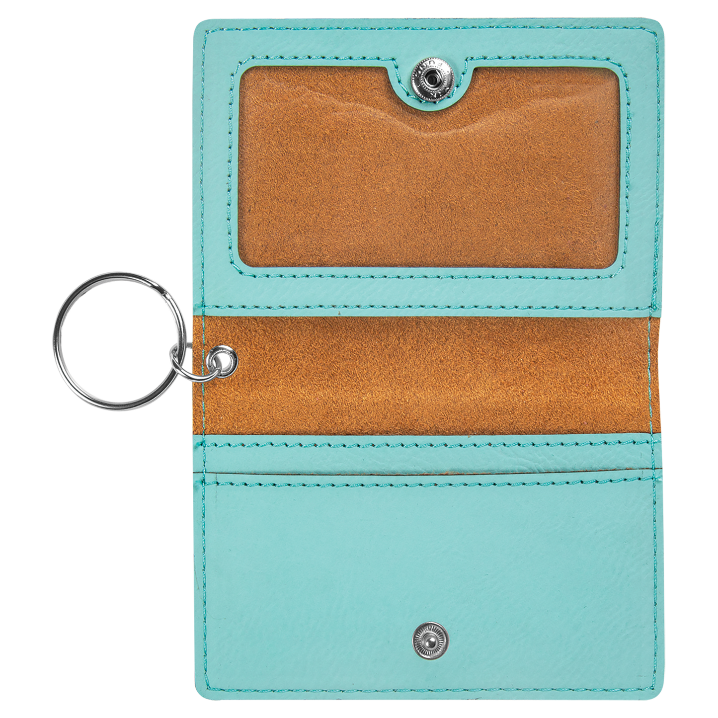 4.25X3 TEAL ID HLDR/KYCHN
