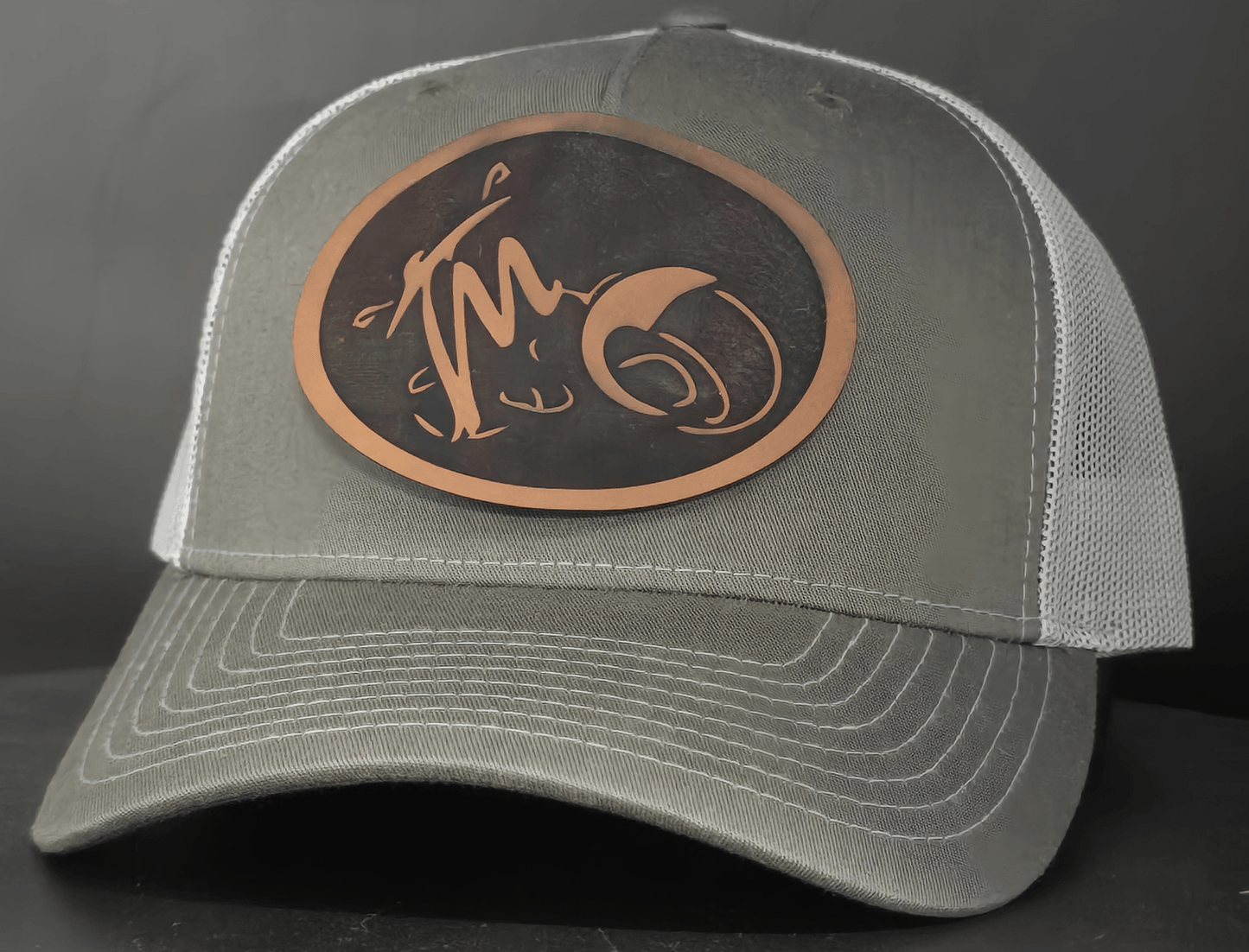 Two Mikes Heather Gray Patch 2 Hat