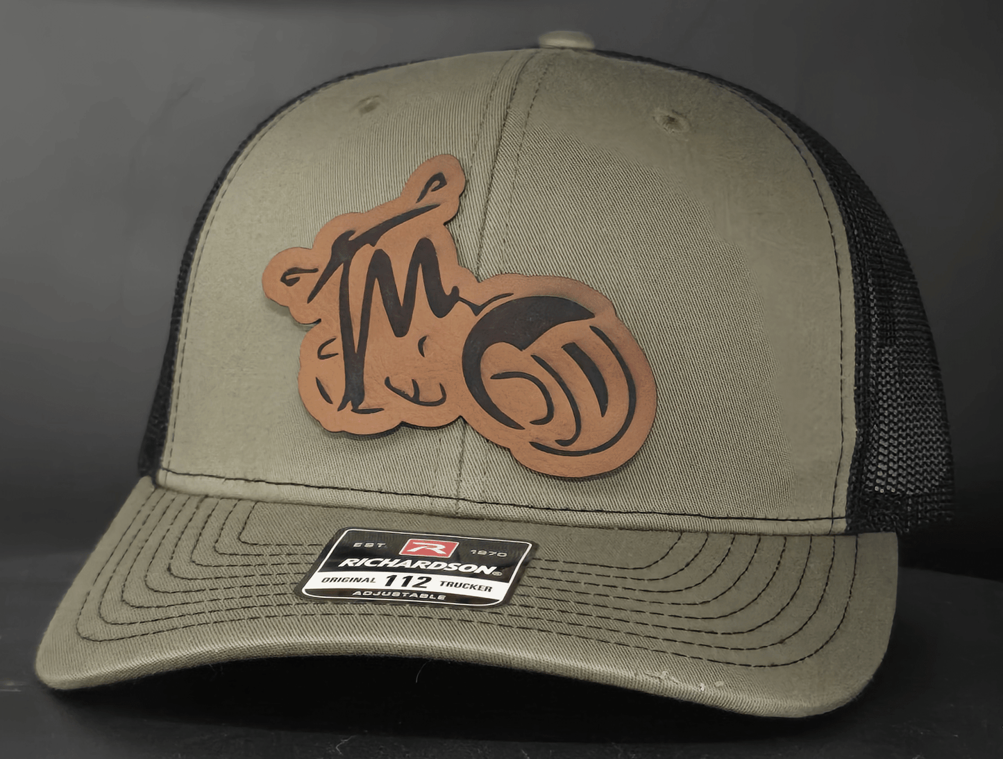 Two Mikes Khaki/Black Patch 2 Hat