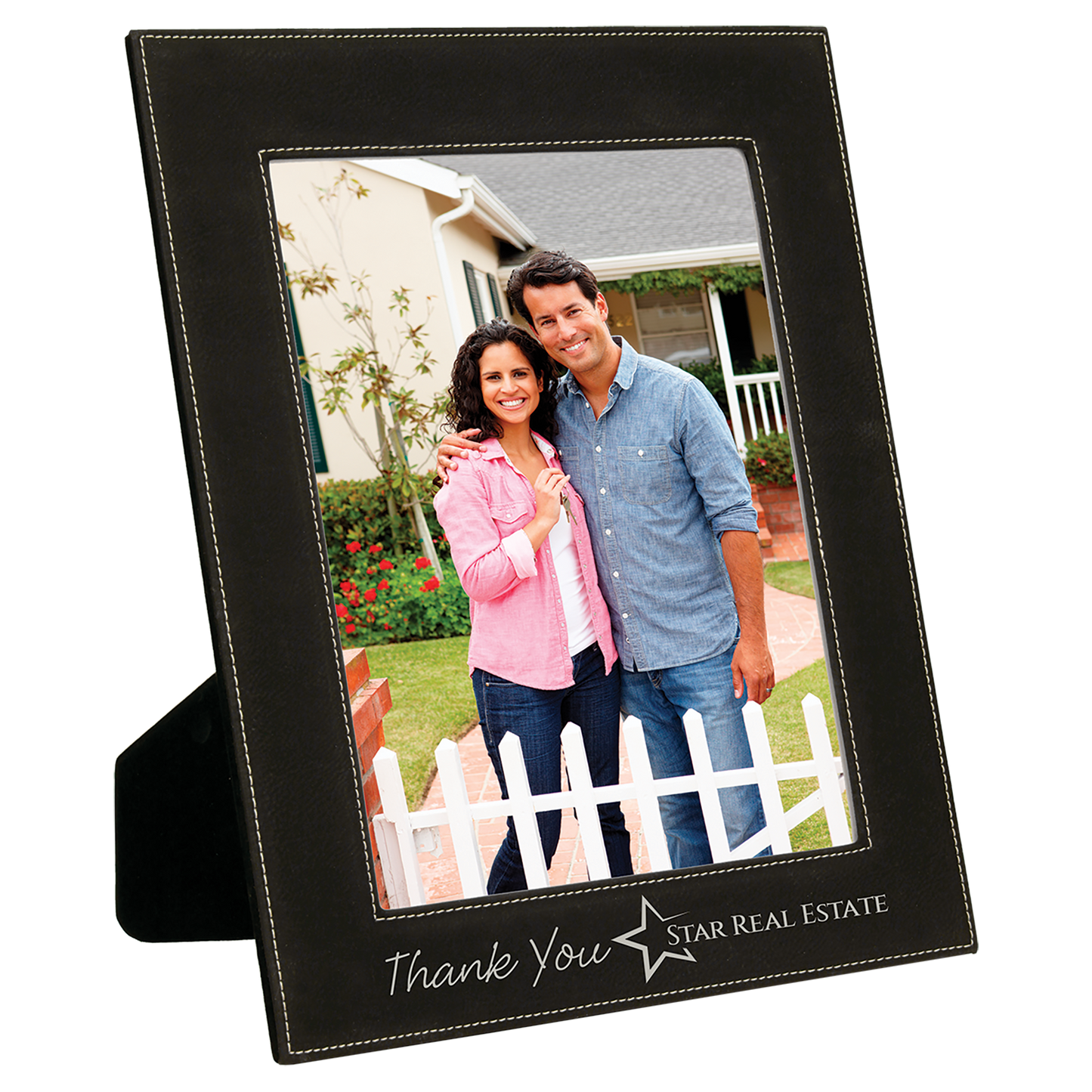 8X10 BLK/SLV PHOTO FRAME