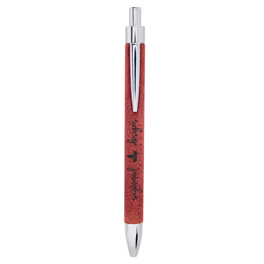ROSE LASER LEATHER PEN
