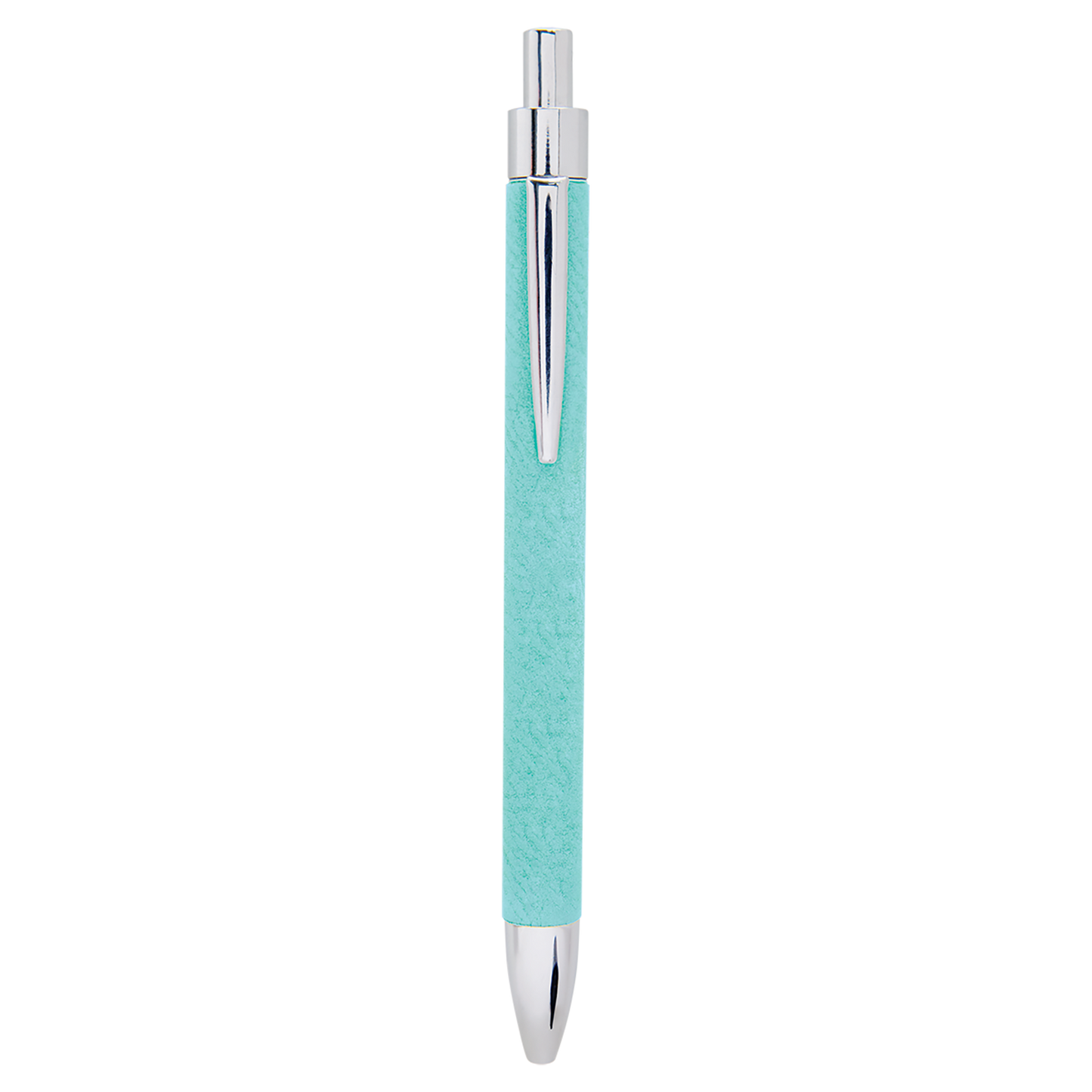TEAL LASER LEATHER PEN