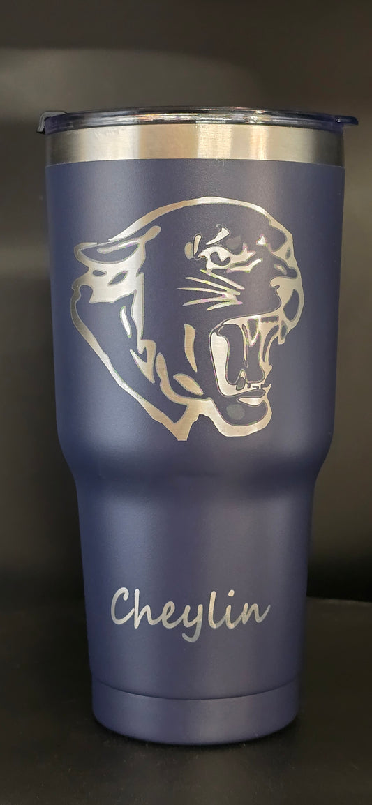 Cheylin powder coated stainless steel tumbler (30 oz.)