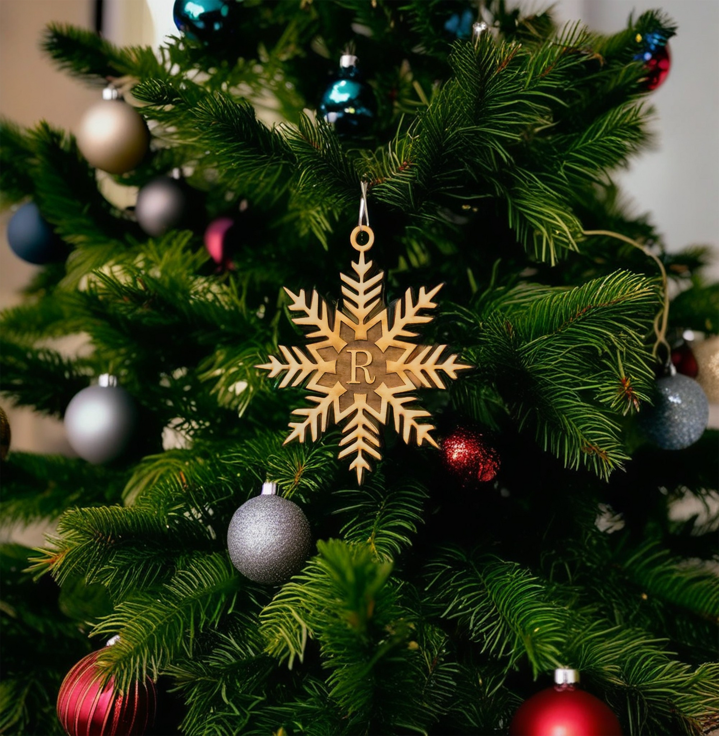 Monogram Snowflake #3