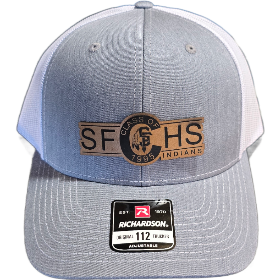 SFCHS Alumni Hat Grey/White/Saddle