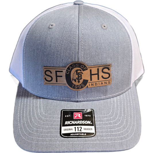 SFCHS Alumni Hat Grey/White/Saddle