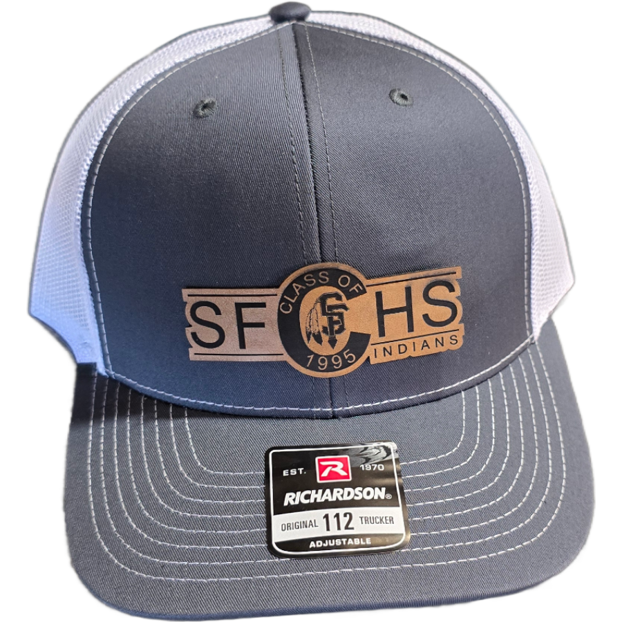 SFCHS Alumni Hat Charcoal/White/Saddle