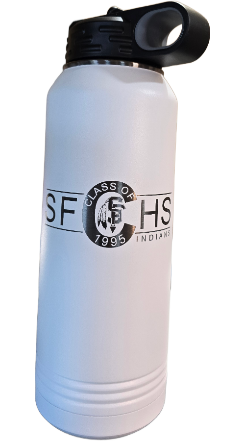 32 Oz Water Bottle White