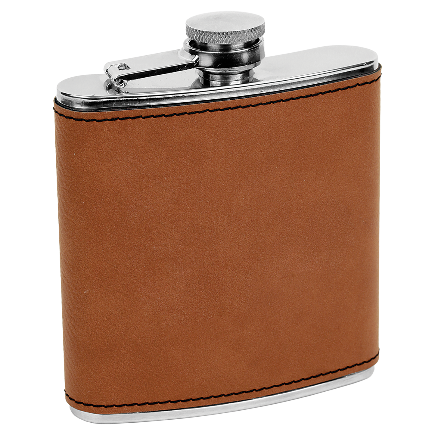 6 OZ RAWHIDE LTHR FLASK