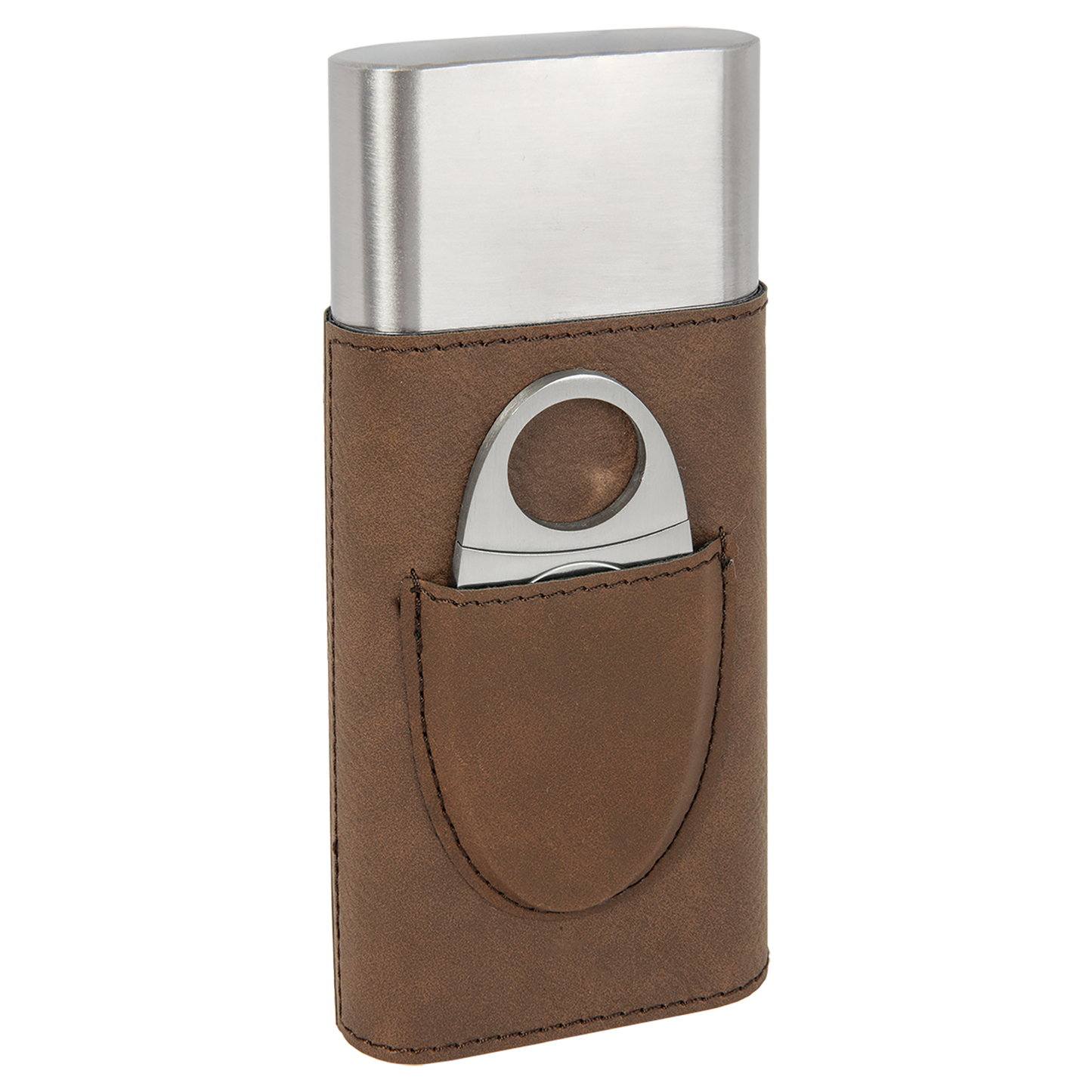 DK BRWN CIGAR CS W/CUTTER