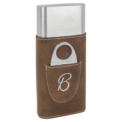 RSTC/SLV CIGAR CS W/CUTTR