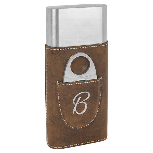 RSTC/SLV CIGAR CS W/CUTTR