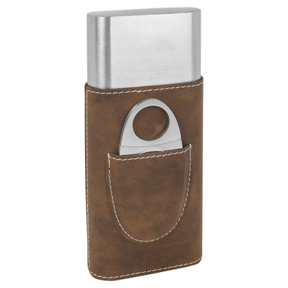 RSTC/SLV CIGAR CS W/CUTTR