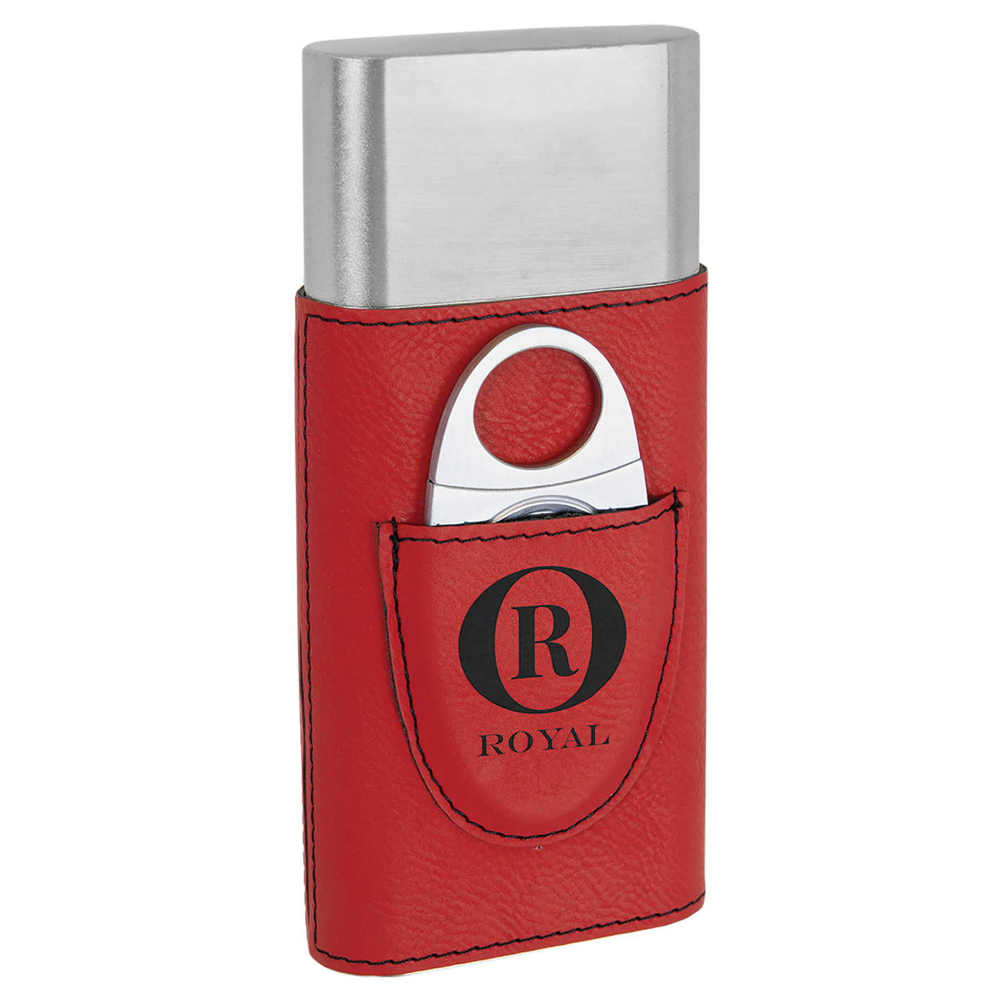 RED/BLK CIGAR CS W/CUTTER