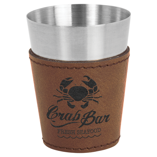 2 OZ DRK BROWN SHOT GLASS