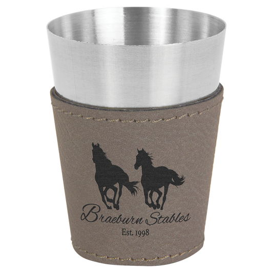 2 OZ GRAY SHOT GLASS