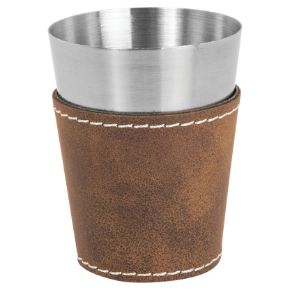 2 OZ RSTC/SLV SHOT GLASS