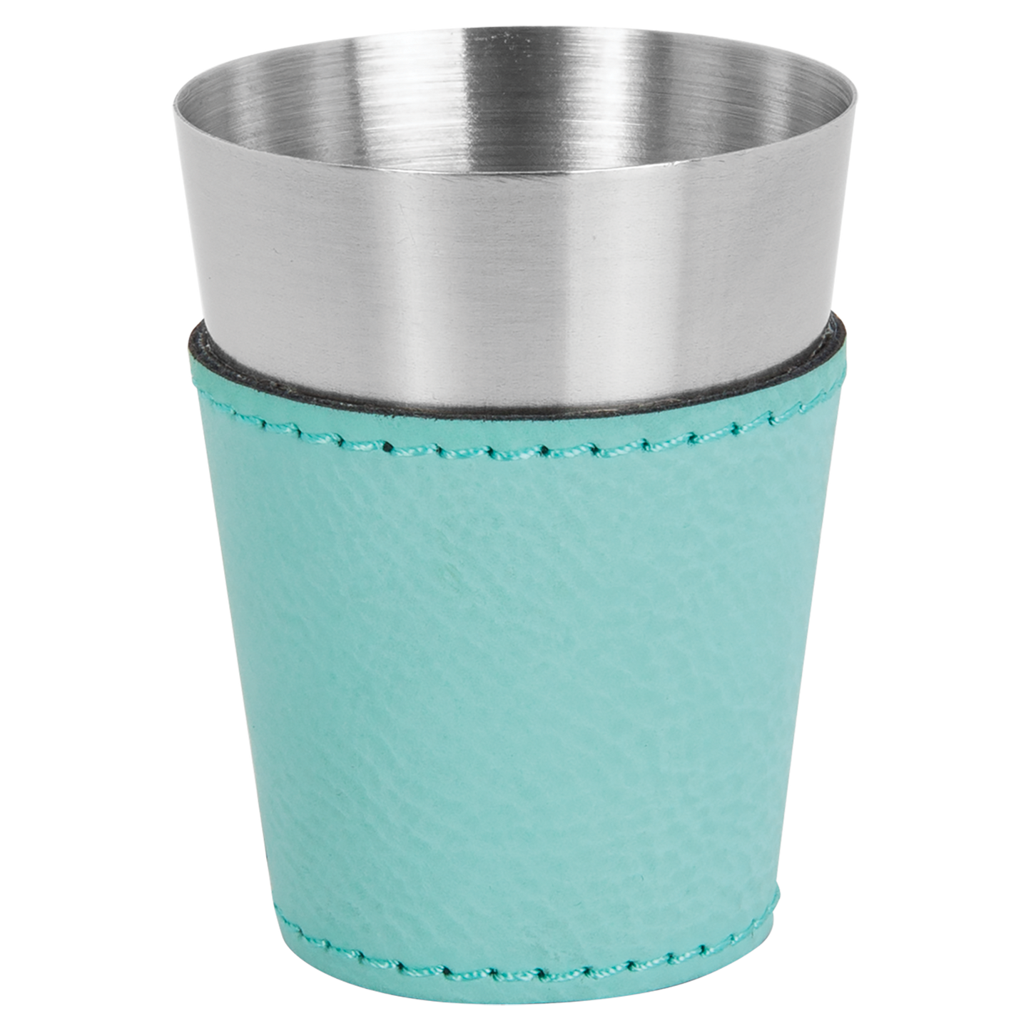 2 OZ TEAL SHOT GLASS