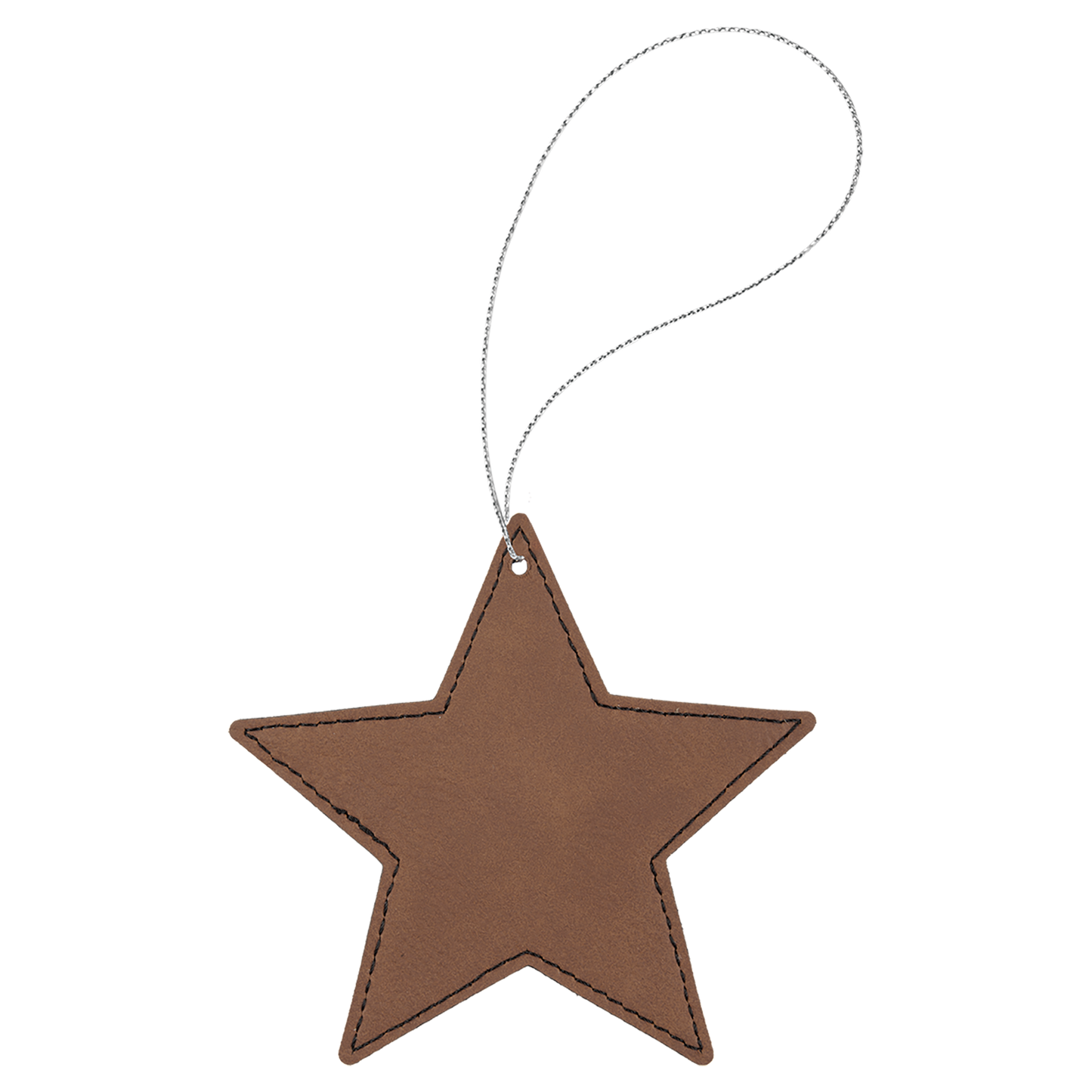 4X4 DK BRWN STAR ORNAMENT