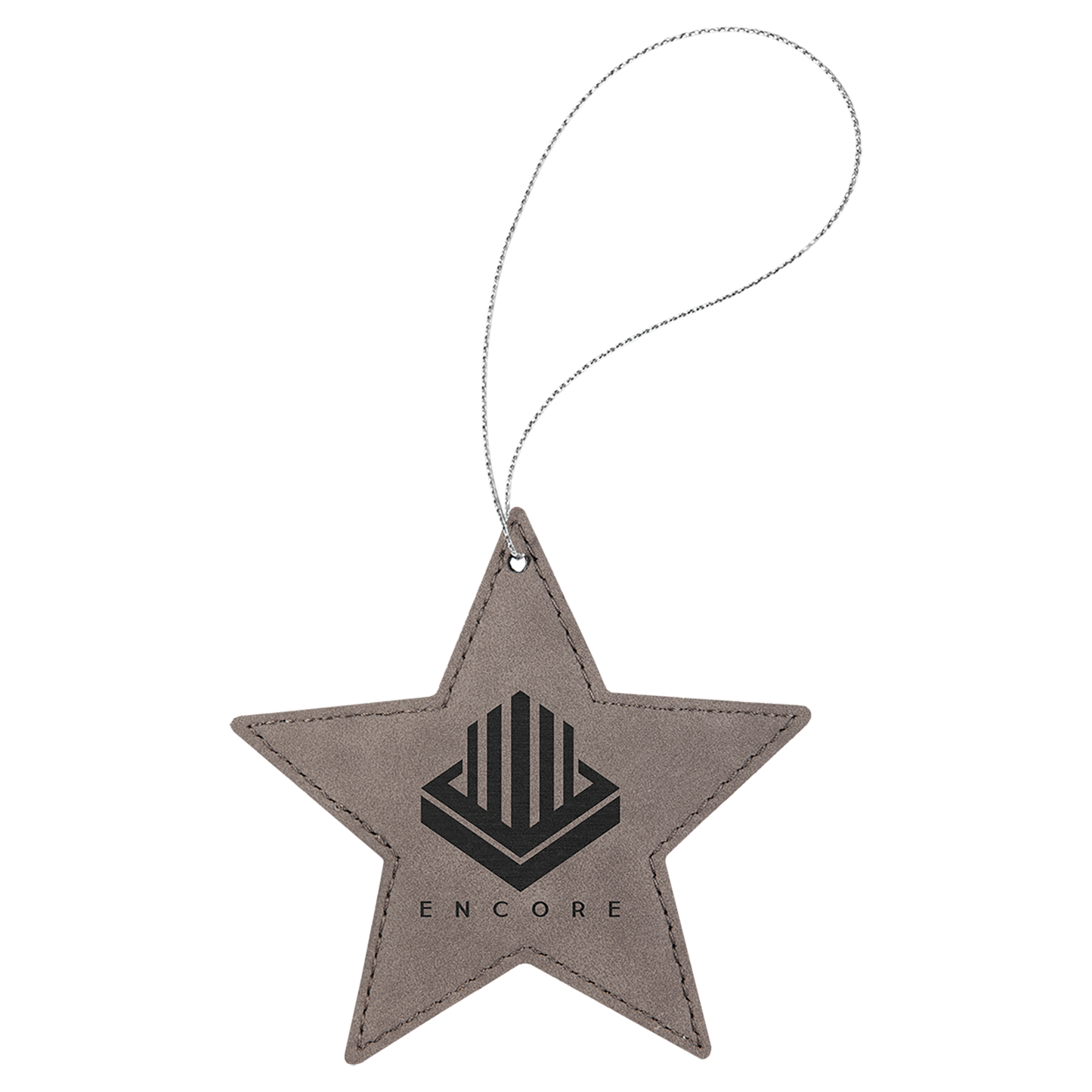 4X4 GRAY STAR ORNAMENT