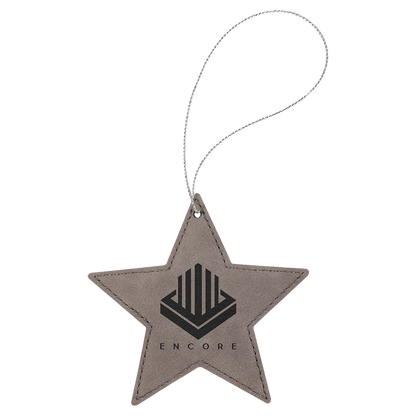 4X4 GRAY STAR ORNAMENT