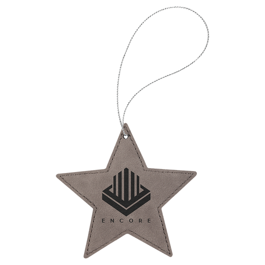 4X4 GRAY STAR ORNAMENT