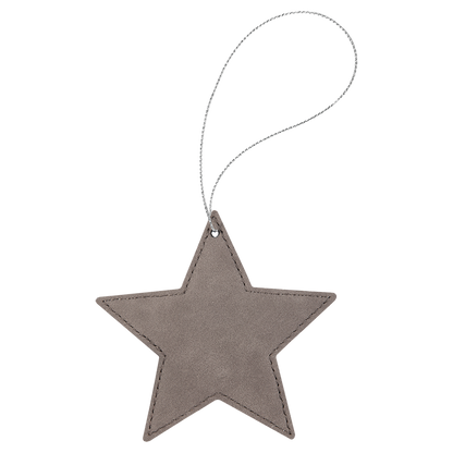4X4 GRAY STAR ORNAMENT