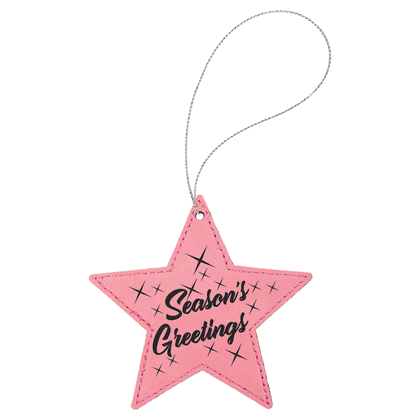 4X4 PINK STAR ORNAMENT