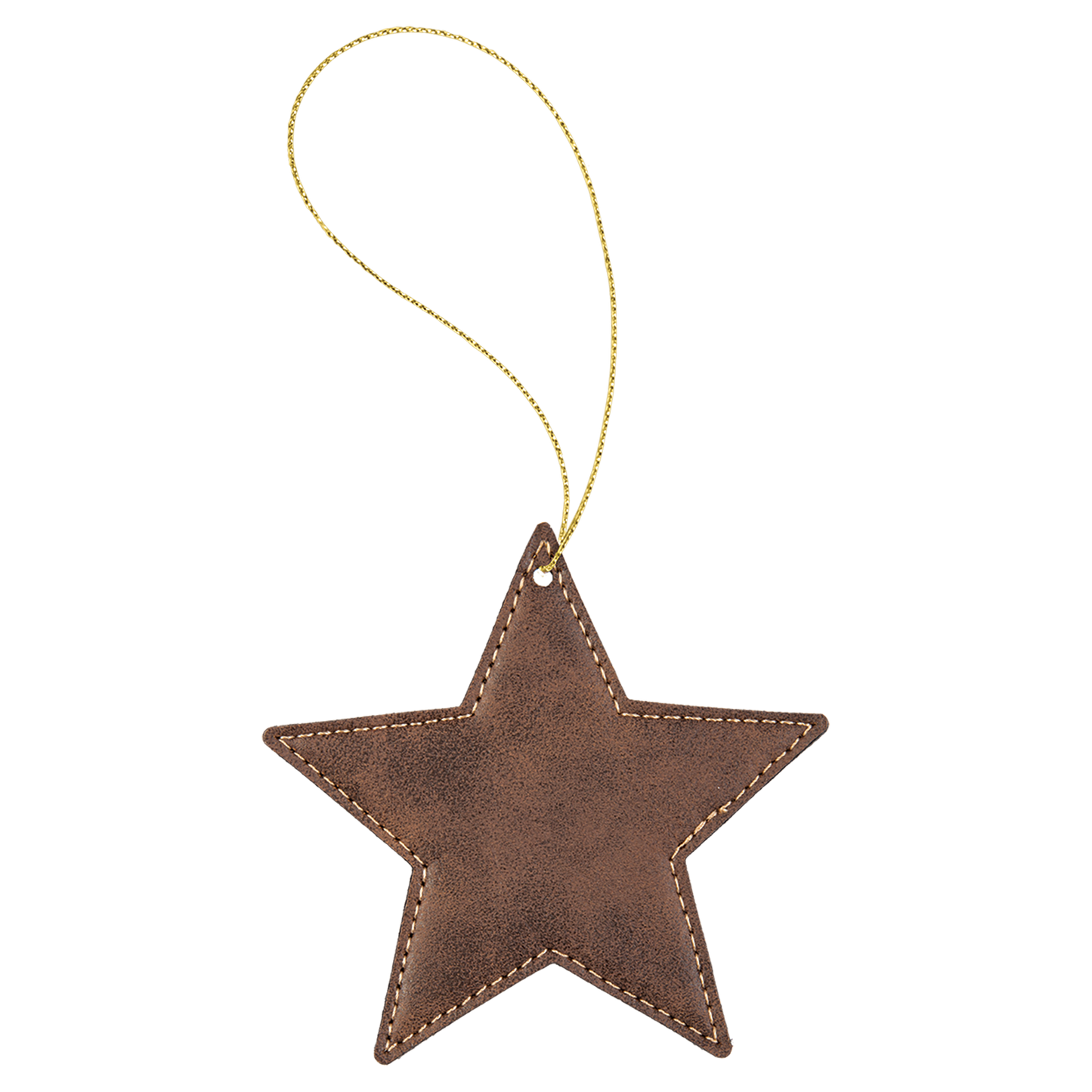 4X4 RSTC/GLD STAR ORNAMNT