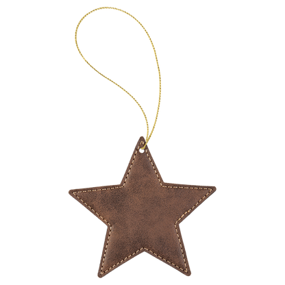 4X4 RSTC/GLD STAR ORNAMNT