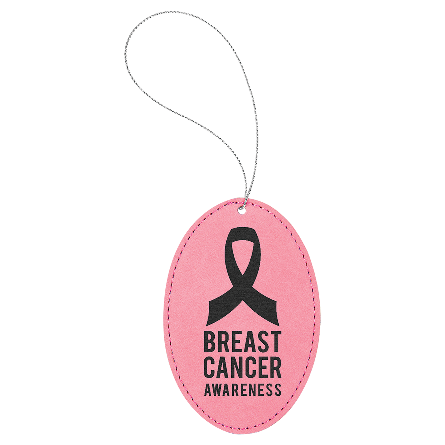 3X4.5" PINK OVAL ORNAMENT