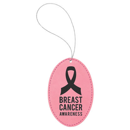 3X4.5" PINK OVAL ORNAMENT