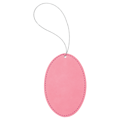 3X4.5" PINK OVAL ORNAMENT