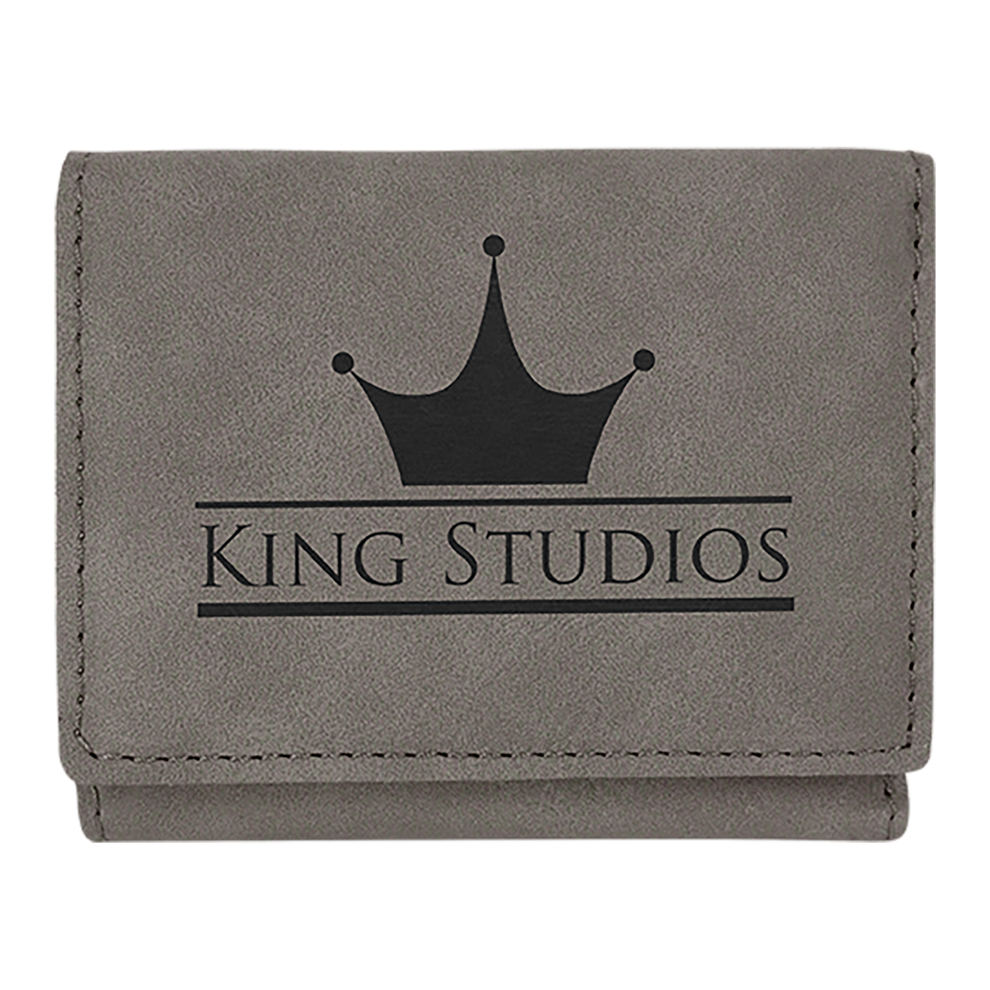 3X4 GRAY TRIFOLD WALLET